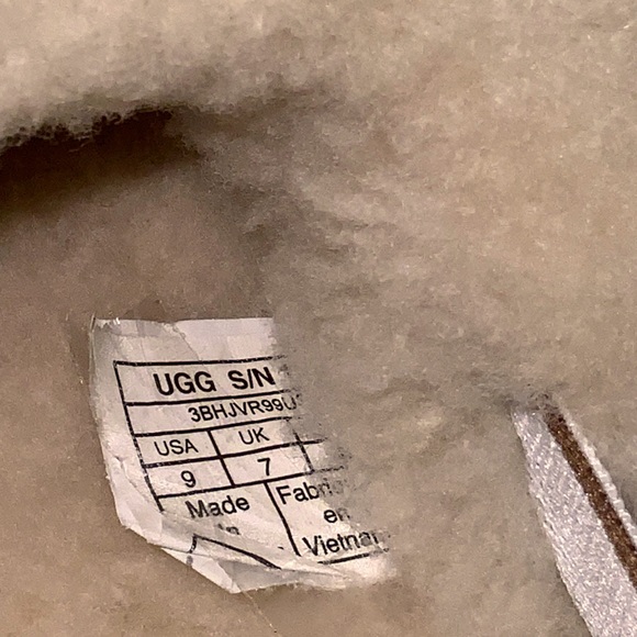 SLIPPERS UGG BEIGE - Picture 6 of 7